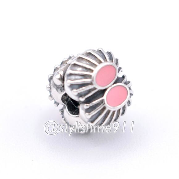 Rare Authentic PANDORA Pink Enamel Clip - 790578EN24 - Picture 12 of 15